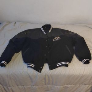 Saint louis Rams Letterman jacket XL black